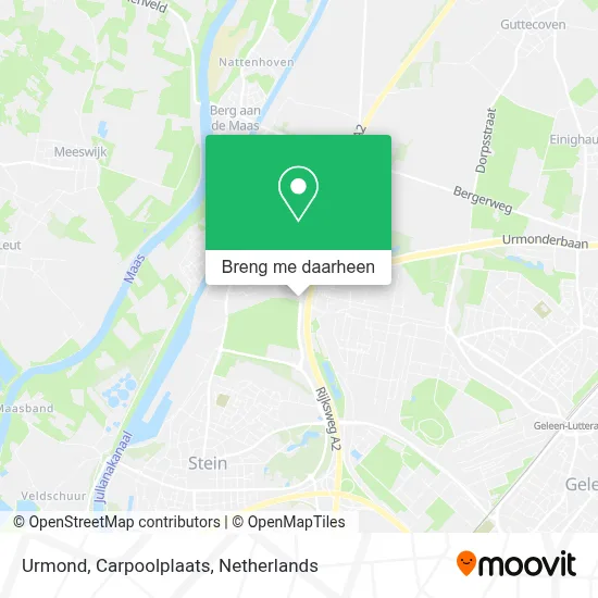 Urmond, Carpoolplaats kaart