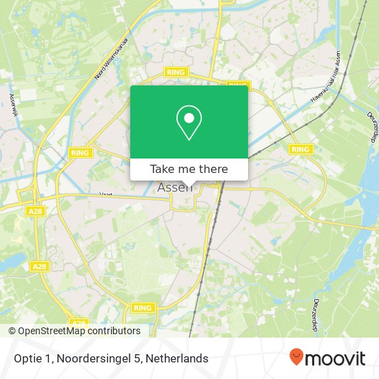 Optie 1, Noordersingel 5 kaart