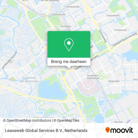 Leaseweb Global Services B.V. kaart