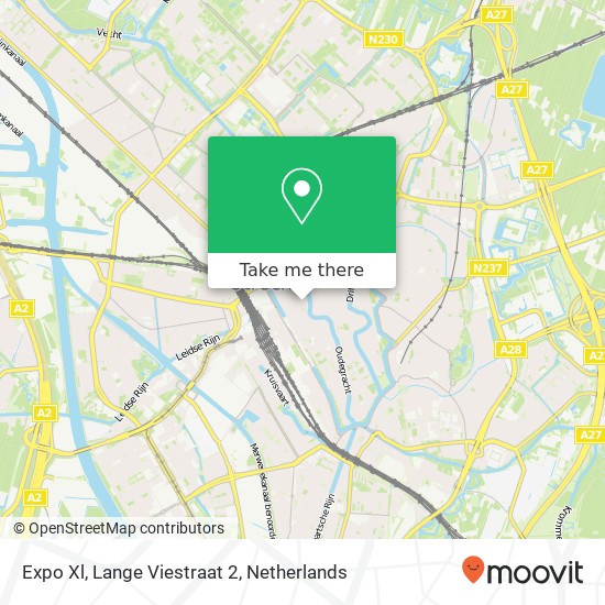 Expo Xl, Lange Viestraat 2 kaart