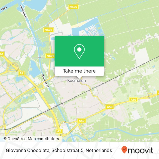 Giovanna Chocolata, Schoolstraat 5 kaart