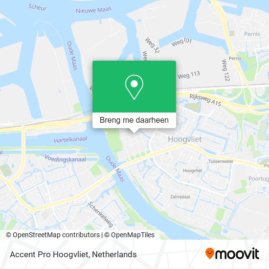 Accent Pro Hoogvliet kaart