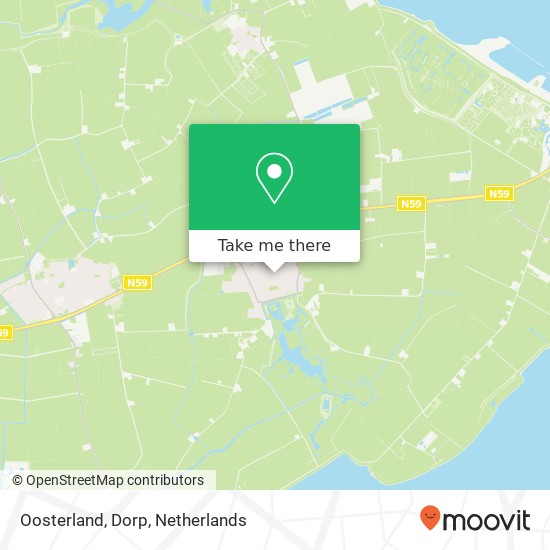 Oosterland, Dorp kaart