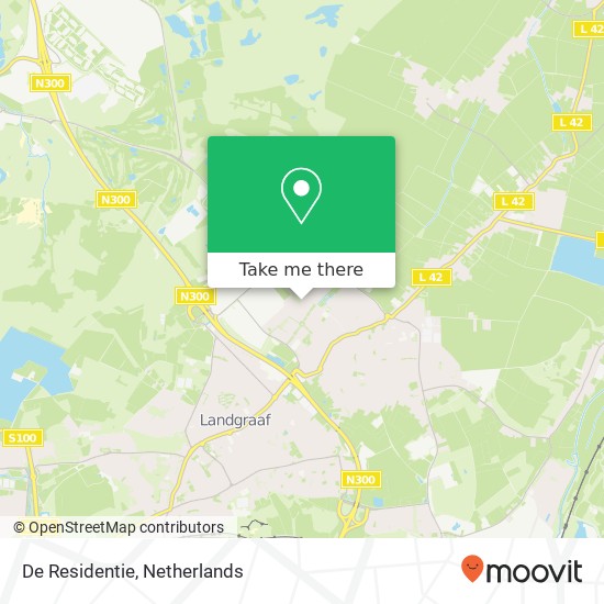 De Residentie, Gravenweg kaart
