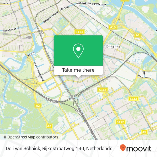 Deli van Schaick, Rijksstraatweg 130 kaart