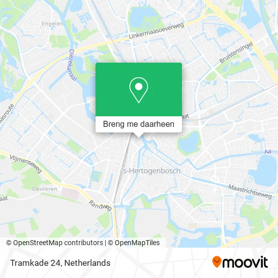Tramkade 24 kaart