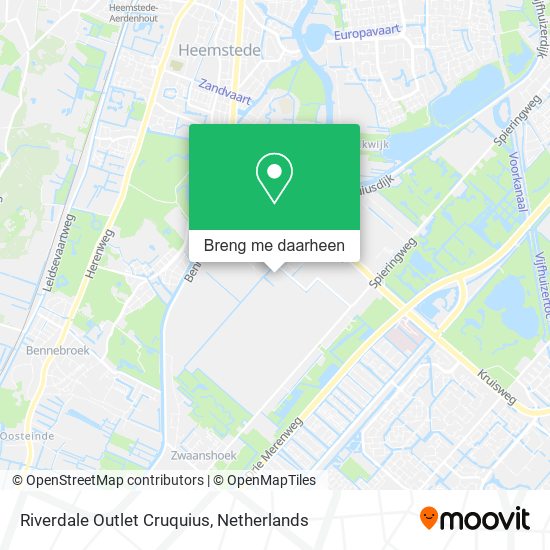 Riverdale Outlet Cruquius kaart