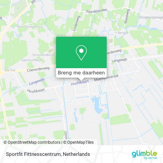 Sportfit Fittnesscentrum kaart