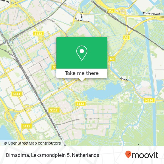 Dimadima, Leksmondplein 5 kaart