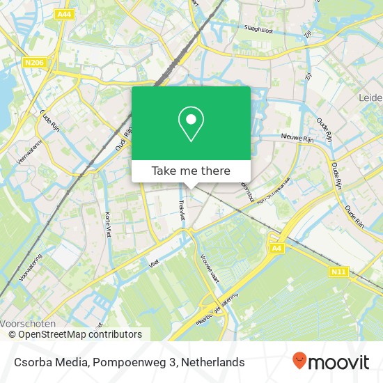 Csorba Media, Pompoenweg 3 kaart