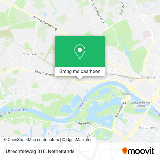 Utrechtseweg 310 kaart