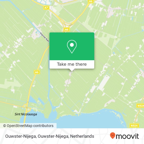 Ouwster-Nijega, Ouwster-Nijega kaart