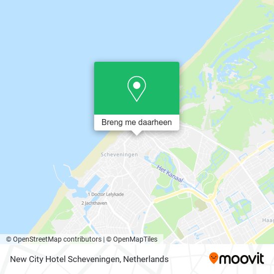 New City Hotel Scheveningen kaart