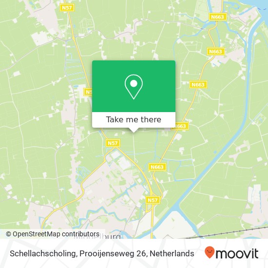 Schellachscholing, Prooijenseweg 26 kaart