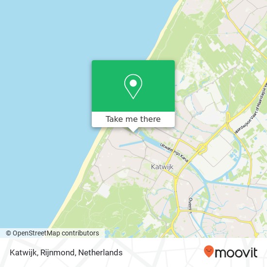 Katwijk, Rijnmond kaart