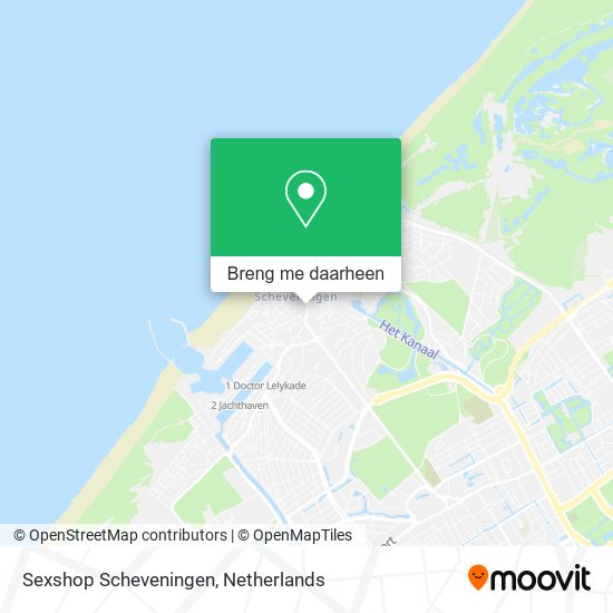 Sexshop Scheveningen kaart