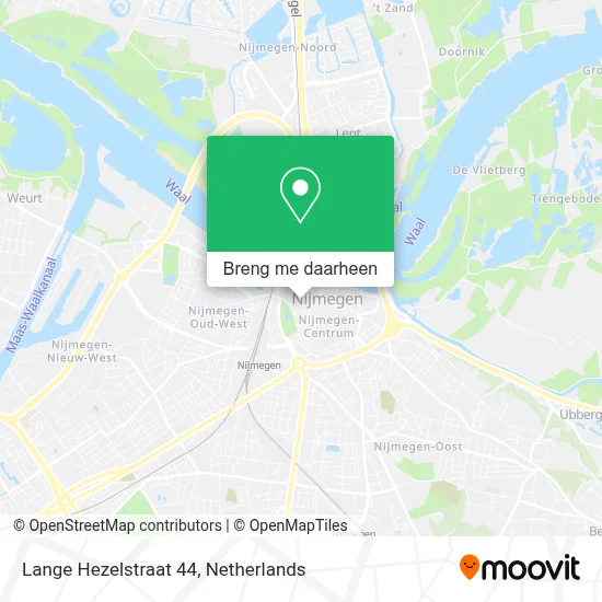 Lange Hezelstraat 44 kaart
