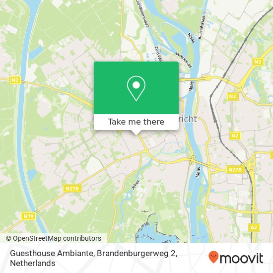Guesthouse Ambiante, Brandenburgerweg 2 kaart