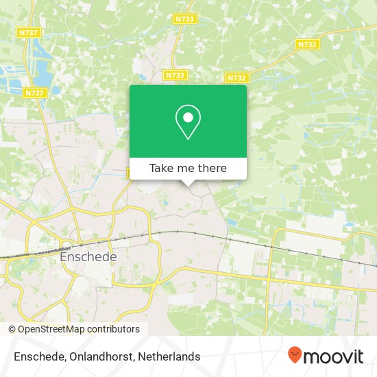 Enschede, Onlandhorst kaart