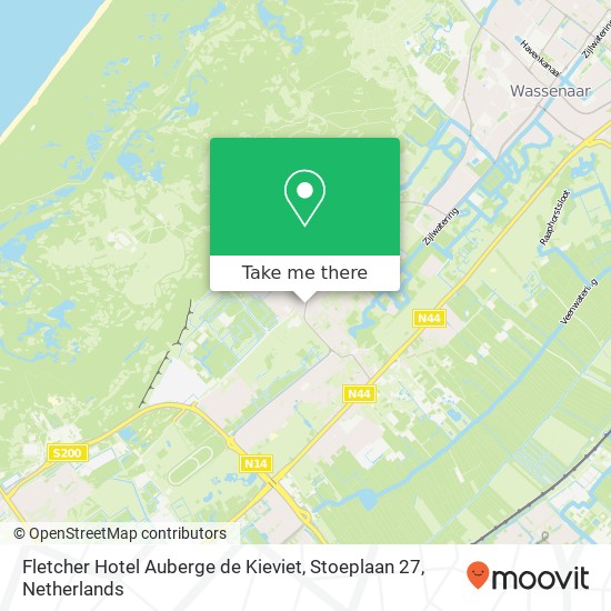 Fletcher Hotel Auberge de Kieviet, Stoeplaan 27 kaart