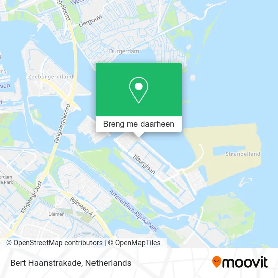 Bert Haanstrakade kaart