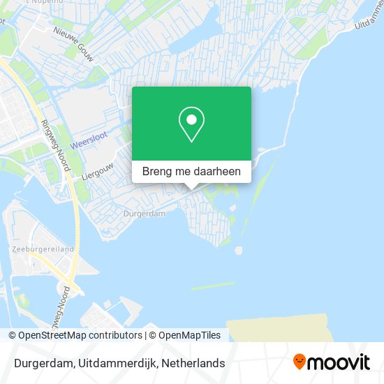 Durgerdam, Uitdammerdijk kaart