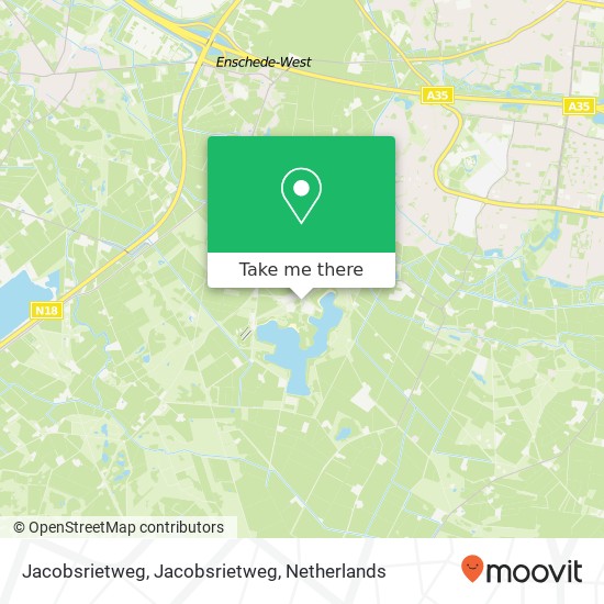 Jacobsrietweg, Jacobsrietweg kaart