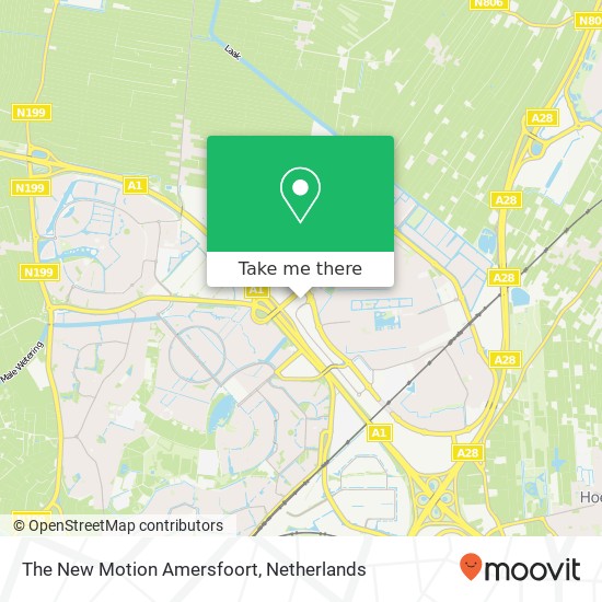 The New Motion Amersfoort kaart