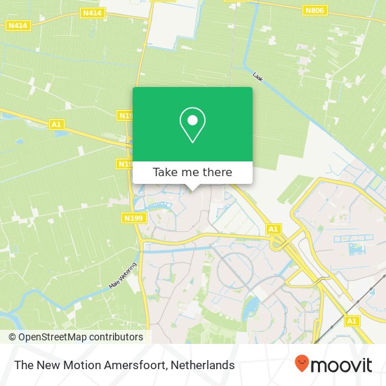 The New Motion Amersfoort kaart
