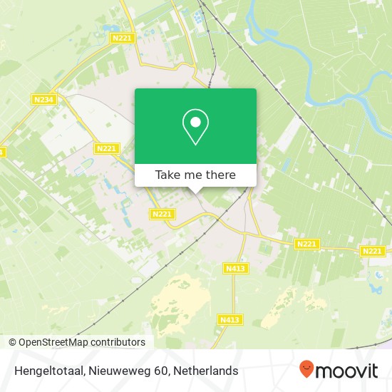 Hengeltotaal, Nieuweweg 60 kaart