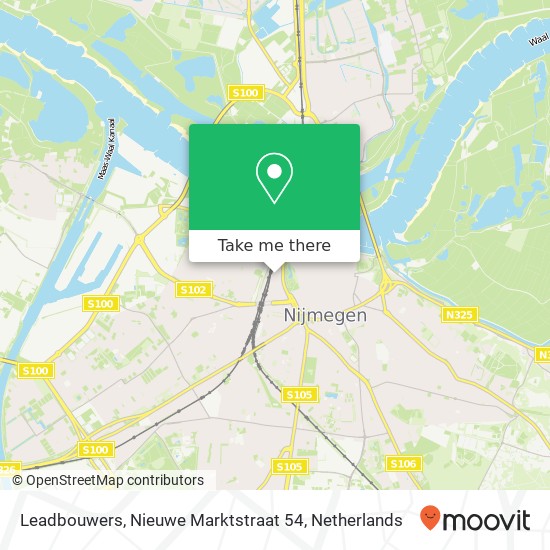 Leadbouwers, Nieuwe Marktstraat 54 kaart