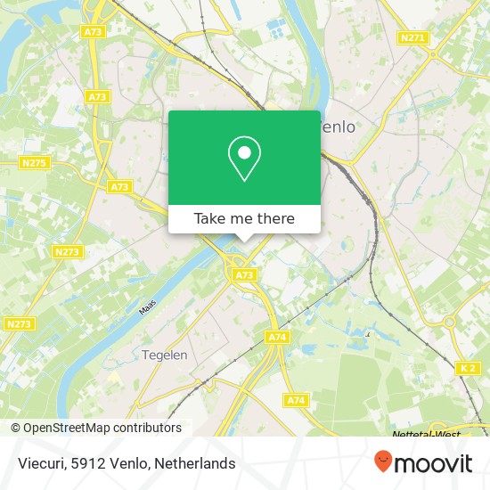Viecuri, 5912 Venlo kaart
