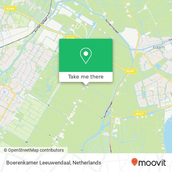 Boerenkamer Leeuwendaal, Oosterweg E 16 kaart