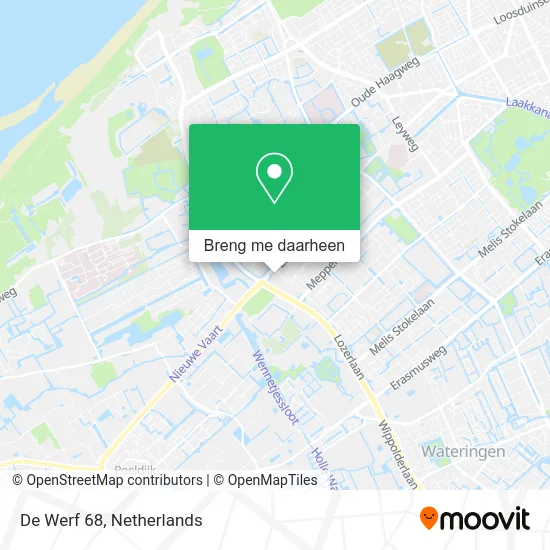 De Werf 68 kaart