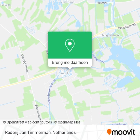 Rederij Jan Timmerman kaart