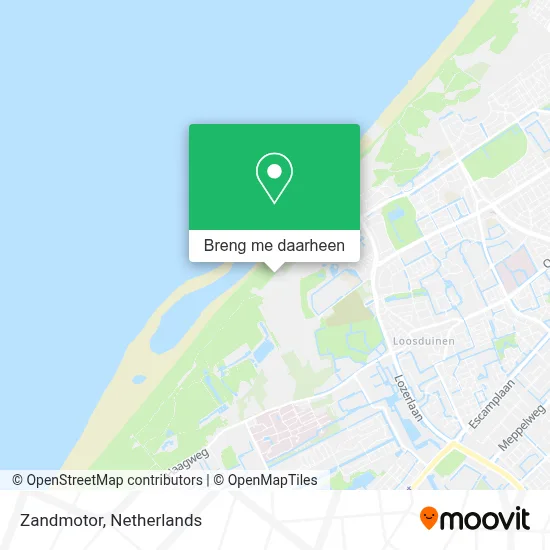 Zandmotor kaart