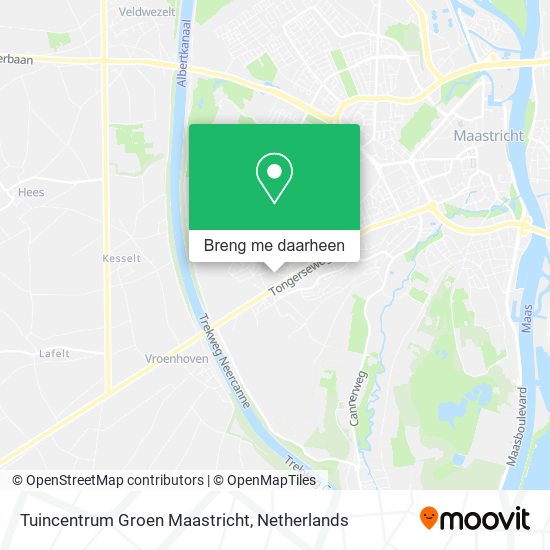 Tuincentrum Groen Maastricht kaart