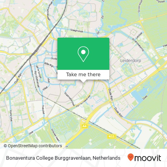 Bonaventura College Burggravenlaan, Burggravenlaan 2 kaart