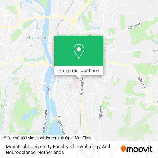 Maastricht University Faculty of Psychology And Neuroscience kaart