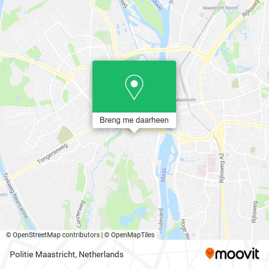 Politie Maastricht kaart