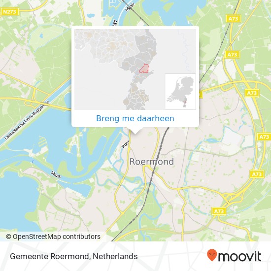 Gemeente Roermond kaart