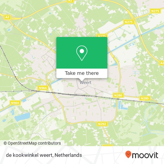 de kookwinkel weert kaart