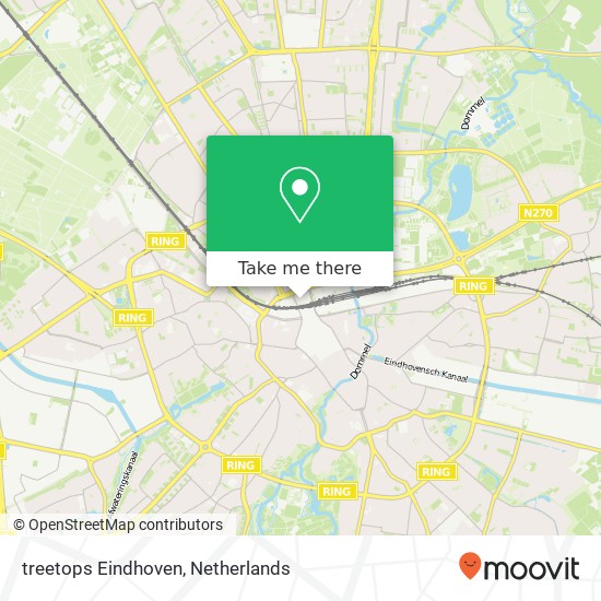 treetops Eindhoven kaart