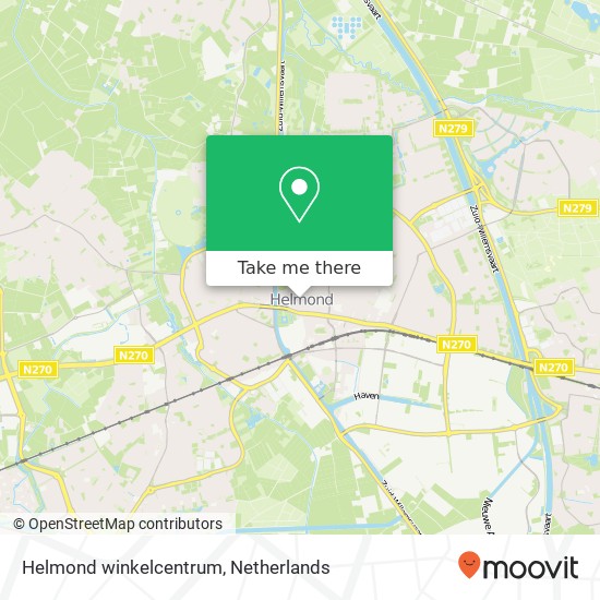 Helmond winkelcentrum kaart