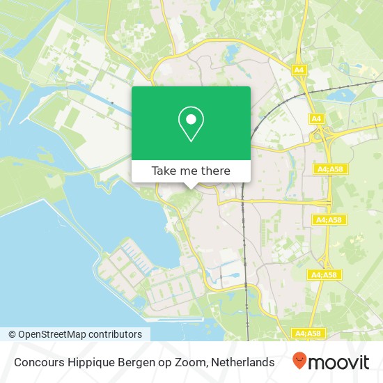 Concours Hippique Bergen op Zoom kaart