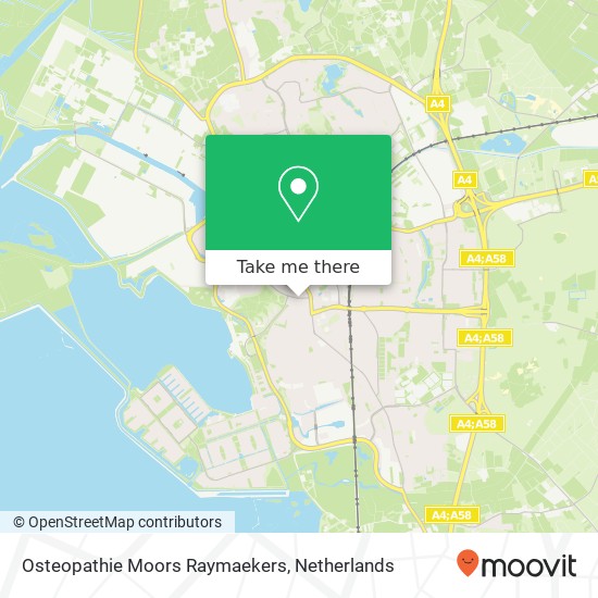 Osteopathie Moors Raymaekers kaart