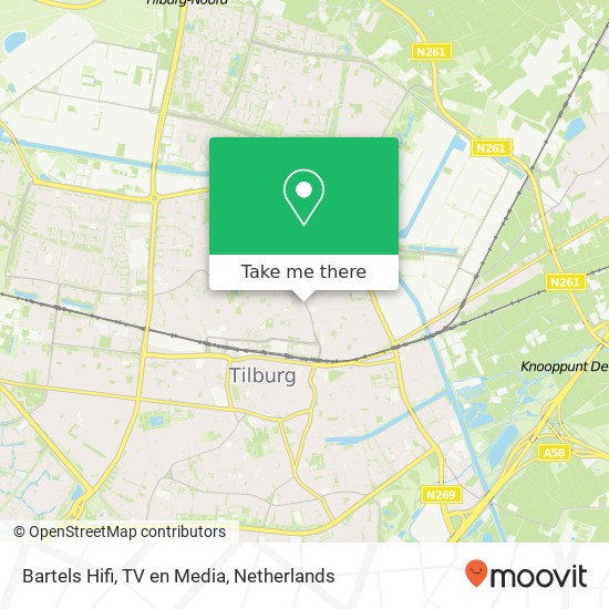 Bartels Hifi, TV en Media kaart