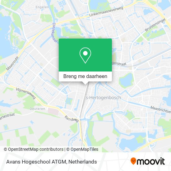 Avans Hogeschool ATGM kaart