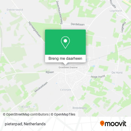 pieterpad kaart