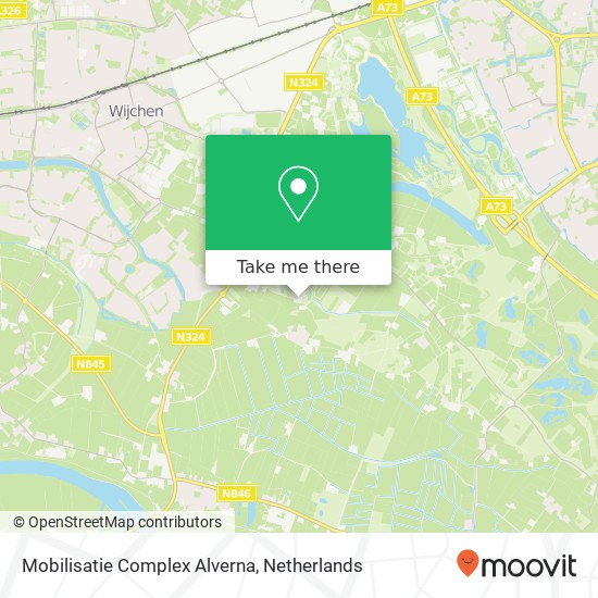 Mobilisatie Complex Alverna kaart